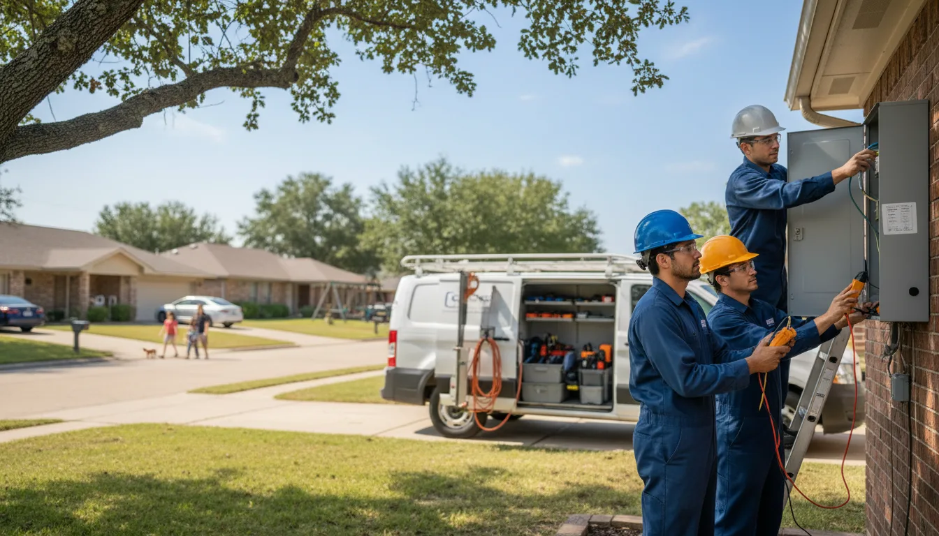 Certified electrician providing emergency electrical services in Critz, VA
